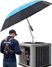 Magnetic Umbrella W/ Base for HVAC Portable Sun Rain Protection Folding