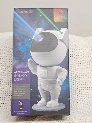 Astronaut Starry Sky Projector Galaxy Night Light Lamp with Remote Control Timer