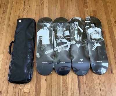 Ramones X Globe Skateboard Deck Limited Edition W/ Leather Case Set Of 4-New