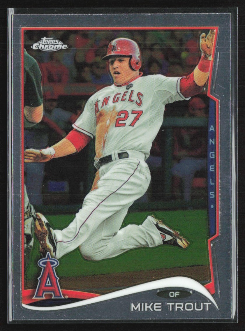 Mike Trout 2014 Topps Chrome B #1 Los Angeles Angels