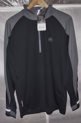 NEW ZERO RESTRICTION Zip Pullover Sweater Shirt ERIN HILLS GOLF COURSE 2XL Black