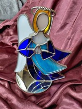 Stained Glass Angel 10"