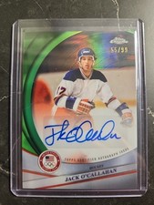 Jack O'Callahan Green  /99 AUTO 2026 Topps Chrome Winter Olympics #BCA-JOC