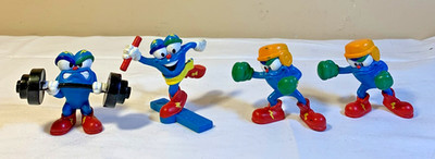 1996 Olympic Mascot Figures - Izzy - Boxing, Weightlifting, Baton Race
