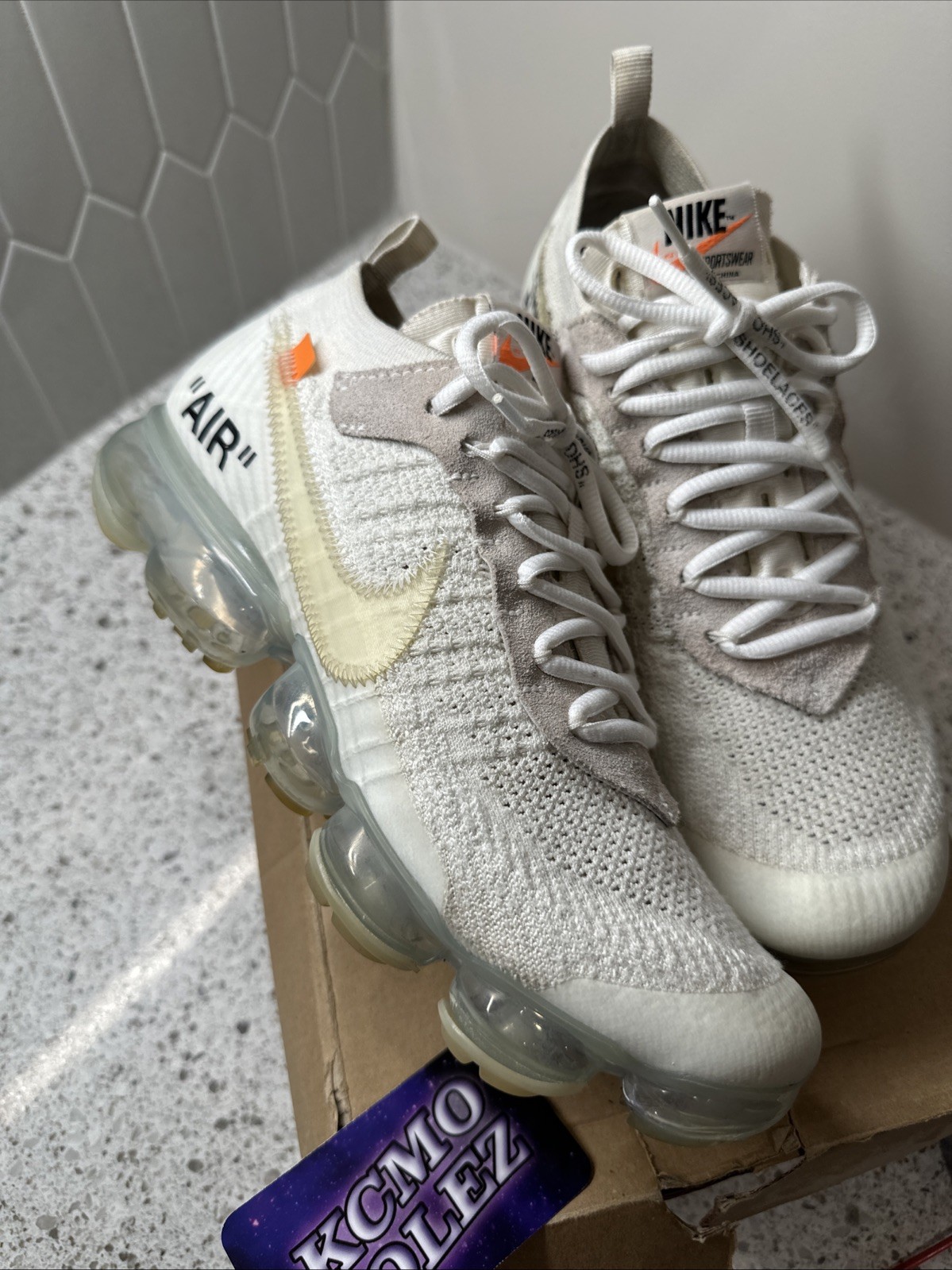 OFF WHITE X NIKE Taglia 9 Nike Off White x Air VaporMax parte 2 USATE