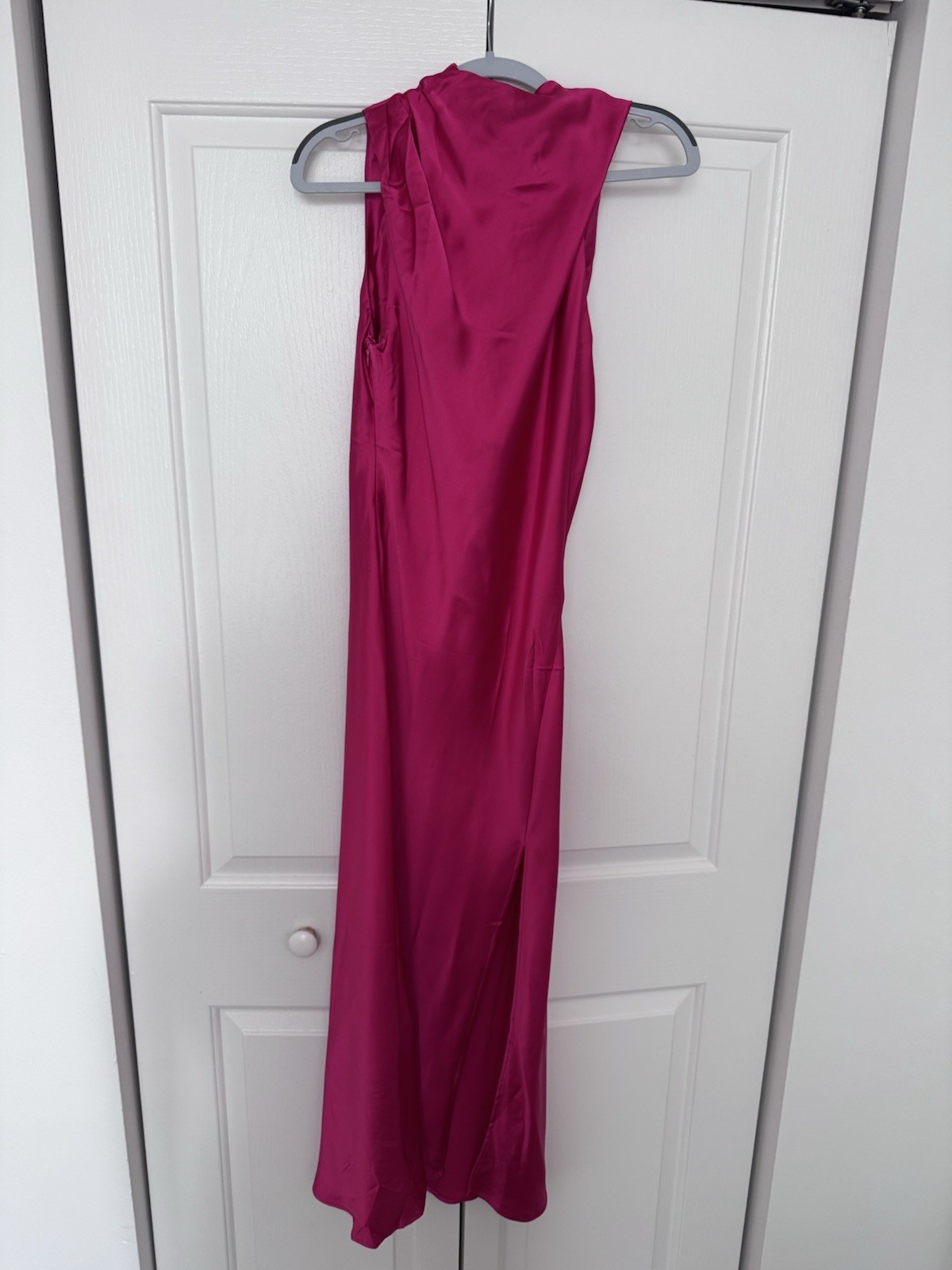 Zara Pink Satin Dress Size Small