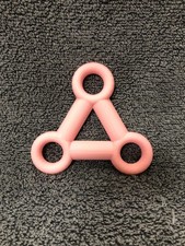Lacrosse 3-Ball Display Stand 3d Printed Pink