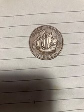 very rare old british coin 1953 halfpenny very rare year and lucky coin 