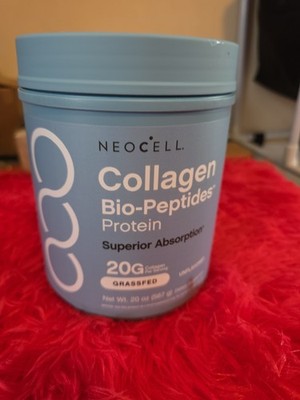NeoCell Collagen Bio-Peptides Powder 20oz - Grassfed Protein Supplement - Advanc