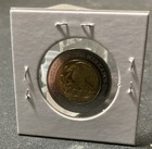 Bimetallic MEXICO 5 PESOS COIN 2024 KM #605 BRILLIANT  Eagle Aztec Calendar  — photo 2