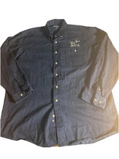 Vintage Ray-Ban Bausch Lomb Shirt Men s XL Navy Teemac River Blues USA Promo