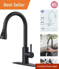 Versatile Pull Down Sprayer Kitchen Faucet - 360 Swivel Easy Installation