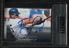 BAS 1995 Upper Deck Danny Tartabull #444 Seal of Authenticity Auto 3c7