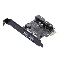 Image of ⁺STW PCI-E To USB 3.0 2-Port PCI Express Card Mini PCI-E USB 3.0 Hub Controller