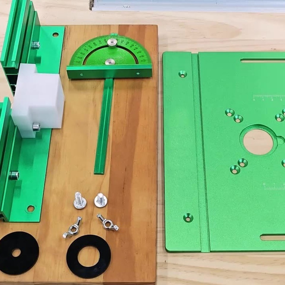 Complete Router Table Solution with Lift Base and Insert Plate for ...