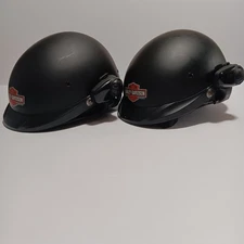 2 Harley-Davidson Helmets Size M With Sena SMH10 Bluetooth And Retractable Visor
