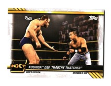 Kushida def. Timothy Thatcher 2021 Topps WWE NXT 90