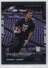 2017 Panini Donruss Rookies Press Proof Silver 26/100 Sidney Jones #351 0c6