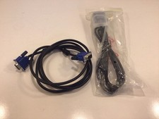 Lot of 2, Six foot VGA cables one new and one used