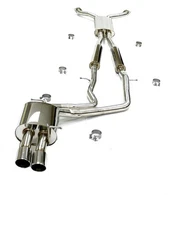 OBX Stainless Catback Exhaust System 2003-2006 Infiniti G35 Sedan RWD 3.5L