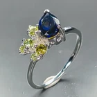 Fine Art Natural Black Opal Ring 925 Sterling Silver Size 8 /R473774