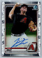 2020 Bowman Chrome LEVI KELLY Logo Refractor Auto #CPA-LK