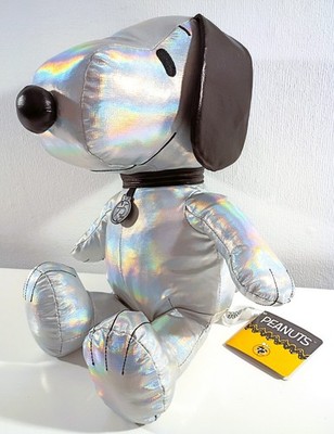 Snoopy Peanuts / Plüschtier Plüschfigur Figur Figurine silber 38 cm KOHLS NEU US