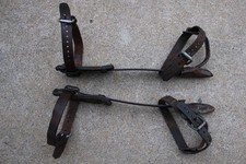 Vintage 1951 Bell System 17" Buckingham Lineman Climbing Spikes Tree Strap