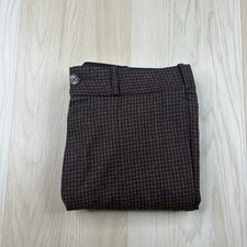Damir Doma VirginWool Trousers Pants Made In Italy Houndstooth Men Size 48 32x24