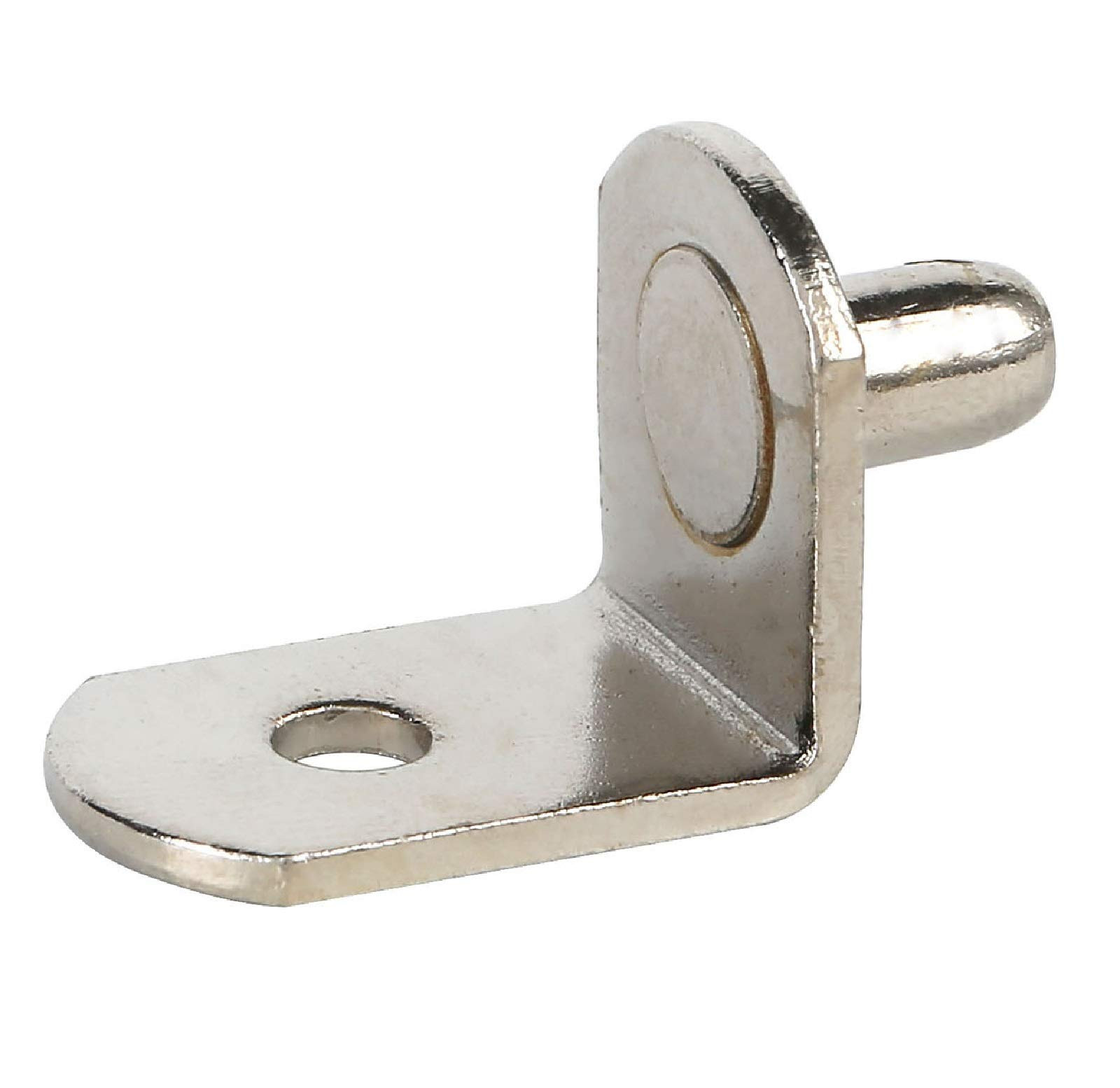 50 Pcs 5mm L-Shaped Shelf Pegs - Cabinet & Bookcase Support Brackets