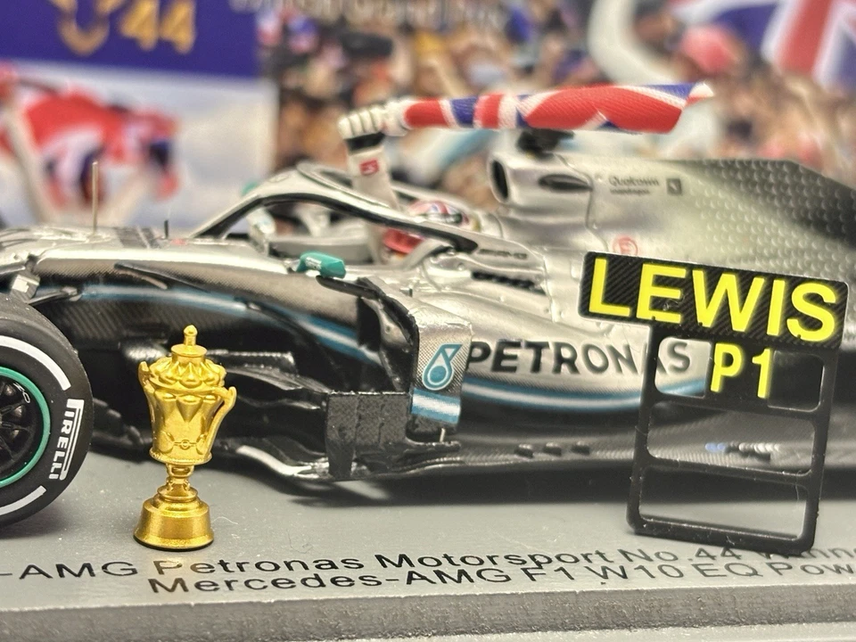 Spark S6089 Mercedes F1 W10 Winner British GP 2019 – Lewis Hamilton 1/43 Scale - Photo 2/4