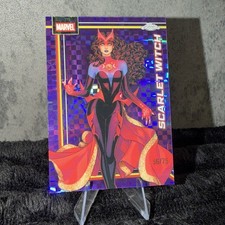 2026 Topps Chrome Marvel Comics #145 Scarlet Witch Purple X-Fractor 56 /75