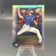 2025 Topps Chrome Refractor Adam Kloffenstein 47 Toronto Blue Jays 