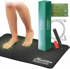 Earthing Mat for Sleep & Work – Grounding Pad with Cord, Tester & Manual | Anti-