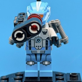 LEGO: Dark Azure Robot Sidekick (GL007) - From Galaxy Squad Set 70700 (2013) HTF