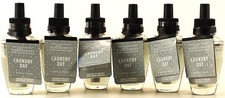 QTY 6 - Bath Body Works LAUNDRY DAY Wallflowers Home Fragrance Oil Refills