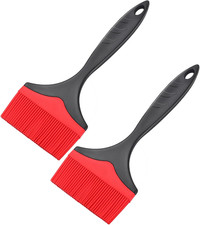 Large Silicone Basting Pastry Brush - 3.95Inch Extra Wide Silicone Basting