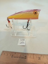 Leurre De Pêche Vintage REBEL Pop-R - Taille 2,5'' - Couleur RARE - Très Bon état