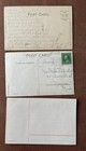 3 Antique GELATIN Victorian Postcards Birds Swallow Doves Roses Violets Cabins — photo 5