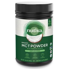 2 X Nutiva Organic MCT Powder Unflavored -- 10.6 oz