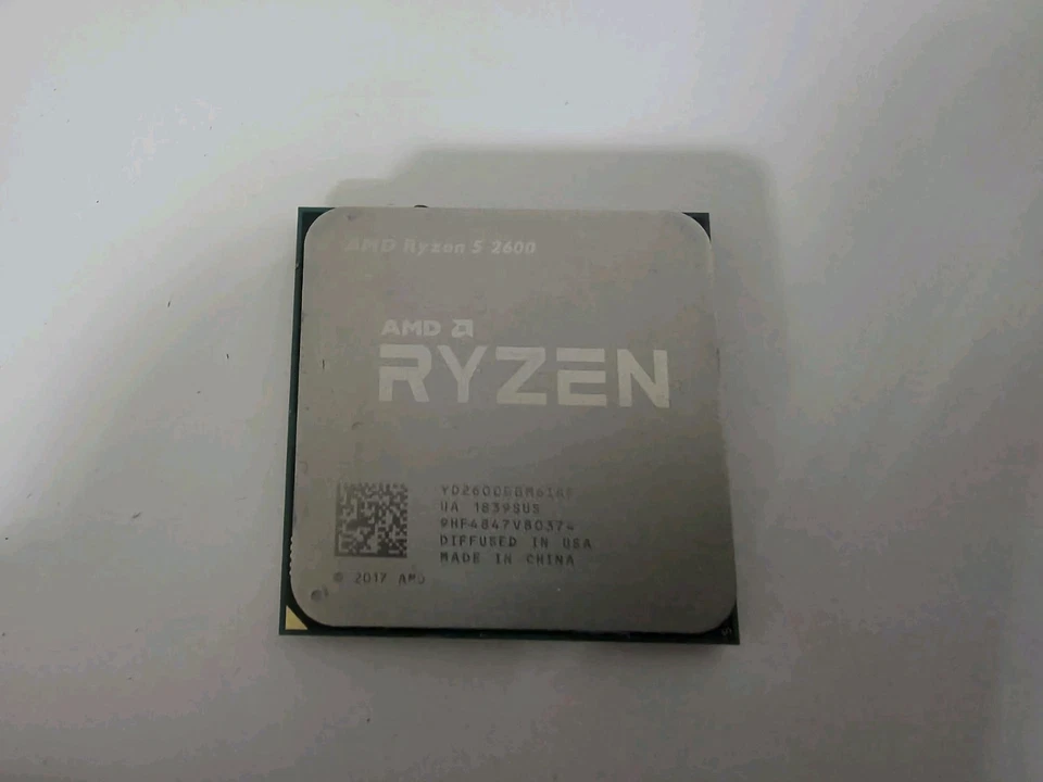 AMD Ryzen 5 2600 Prozessor  / CPU  / AM4 Sockel, 6x3,4 GHz Bis 3,9 GHz - Bild 2 von 2