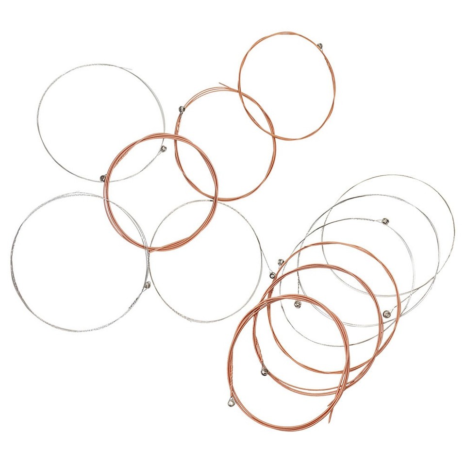 12 Pcs Metal Guitar String Colored Strings Supplies Parts and ...