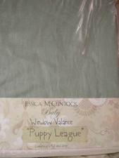 New Jessica McClintock PUPPY LEAGUE Collection WINDOW VALANCE NIP
