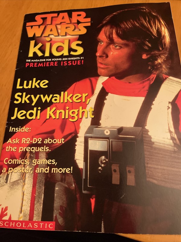 Scholastic Star Wars Kids The Magazine for Young Jedi Knights Premiere Issue 