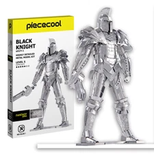 Piececool 3D Black Knight Metal Building - Architectural Model for Adult Gifts