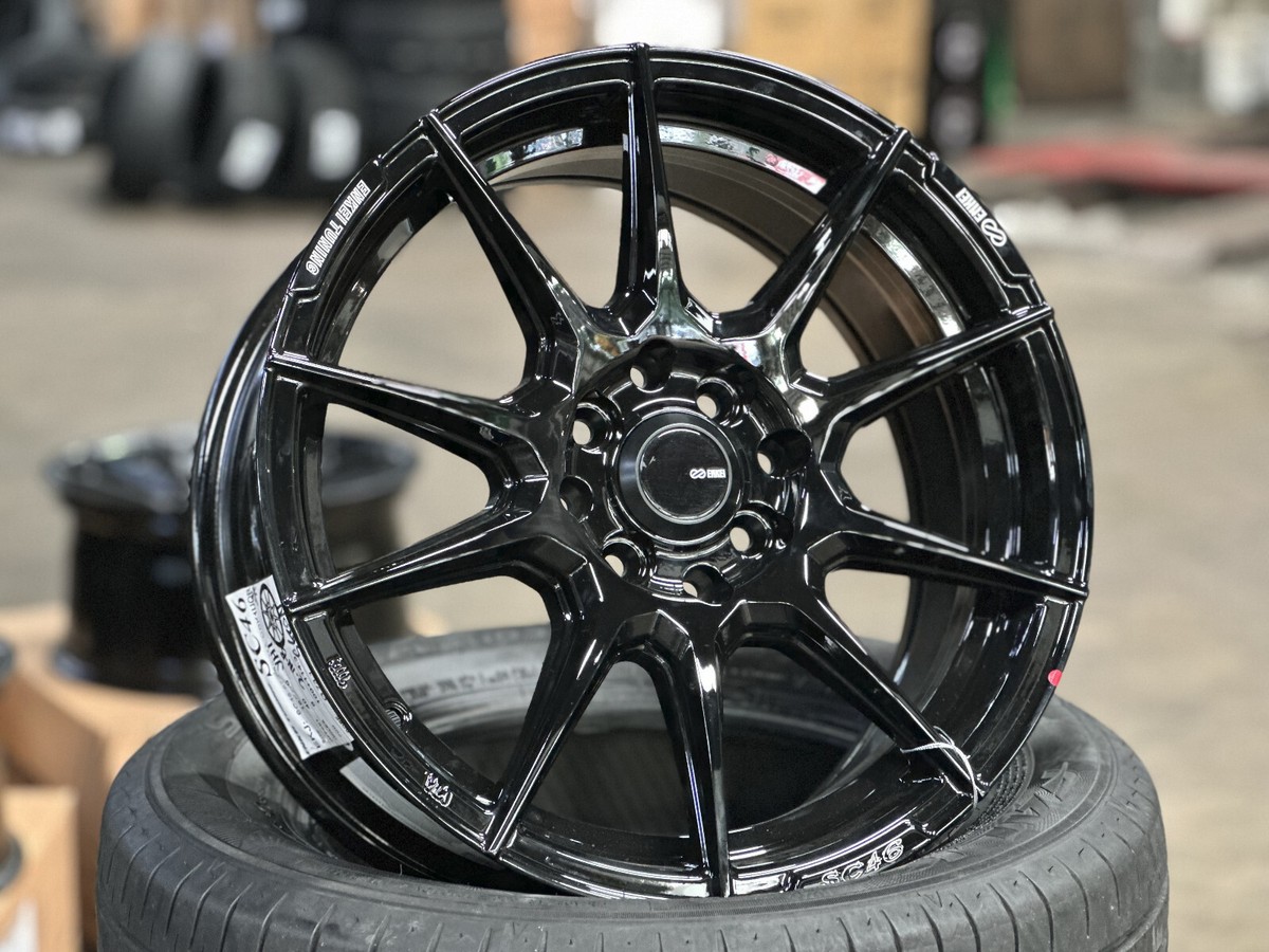 New 16x7J ENKEI TUNING SC46 (4 Wheel) 4x100 Fit Honda Toyota Yaris