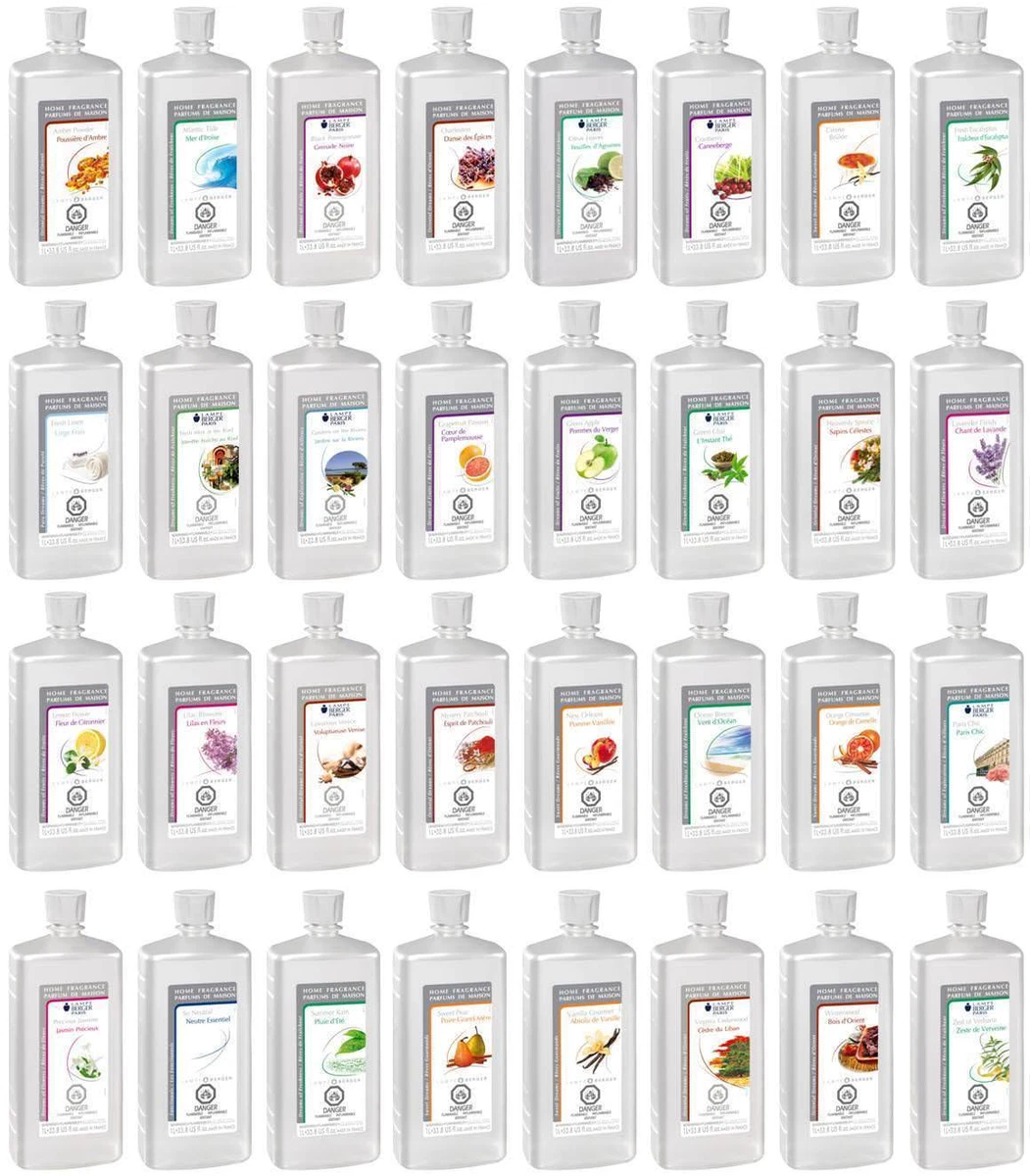 Lampe Berger Fragrance Oil 1 Liter of your choice Free Shipping