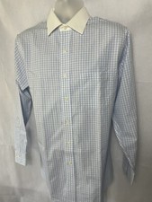 Euc Brooks Brothers Dress Shirt Mens 16 - 33 LARGE SLIM FIT Button Up