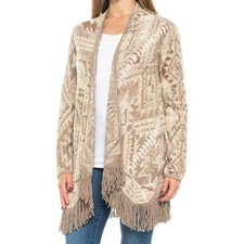 LUCKY BRAND WOMEN'S BRUSHED CARDIGAN SWEATER SIZE LARGE NEW 129
