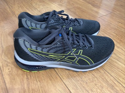 Size 9.5- Men's ASICS GEL-Cumulus 22 Graphite Grey / Lime Zest | eBay